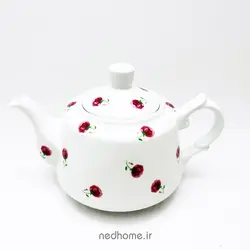 قوری لندنی پینک رز مینیاتور چینی زرین