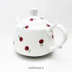 قوری لندنی پینک رز مینیاتور چینی زرین