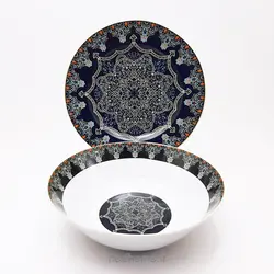 کاسه بشقاب چینی مقصود طرح ماه پری