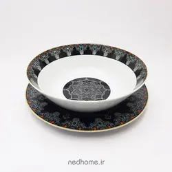 کاسه بشقاب چینی مقصود طرح ماه پری