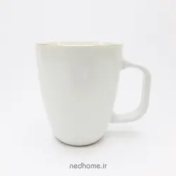 لیوان تک چینی لب طلا لمون