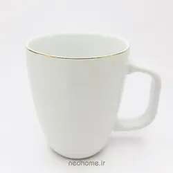 لیوان تک چینی لب طلا لمون