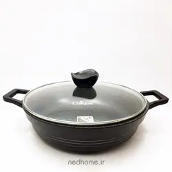 ماهیتابه چدن گرانیت 28 cm یونیک