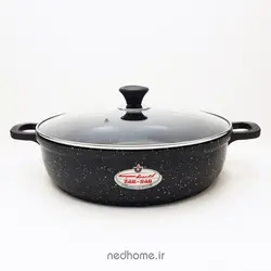 ماهیتابه 32 cm مشکی زرساب سری MELORIN