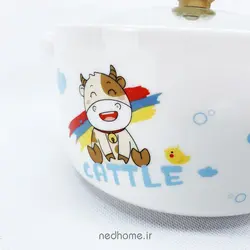 قابلمه تک سرامیکی BOWL - طرح CATTLE