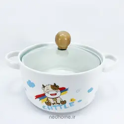 قابلمه تک سرامیکی BOWL - طرح CATTLE
