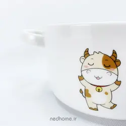 قابلمه تک سرامیکی BOWL - طرح RAINBOW