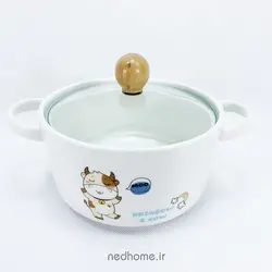 قابلمه تک سرامیکی BOWL - طرح RAINBOW