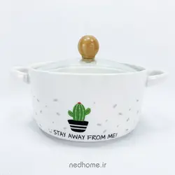 قابلمه تک سرامیکی BOWL - طرح کاکتوس 2