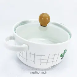 قابلمه تک سرامیکی BOWL - طرح کاکتوس 3