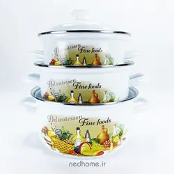 قابلمه تک لعابی طرح FOOD