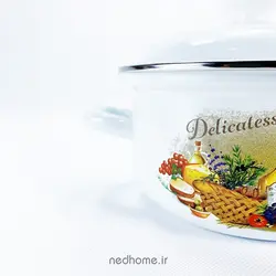 قابلمه تک لعابی طرح FOOD