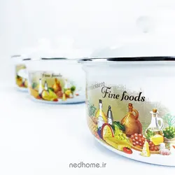 قابلمه تک لعابی طرح FOOD