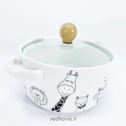 قابلمه تک سرامیکی BOWL - طرح ANIMALS