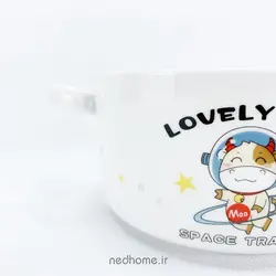 قابلمه تک سرامیکی BOWL - طرح LOVELY COW