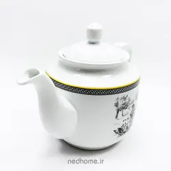 قوری چینی زرین 3 سایز استوانه ویلیج