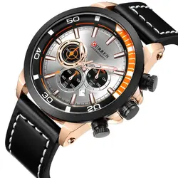 خرید ساعت مچی عقربه ای سه موتوره کورن واتچ 8310