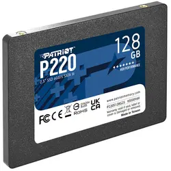 حافظه SSD اینترنال پاتریوت مدل P210 Sata III ظرفیت 128 گیگابایت