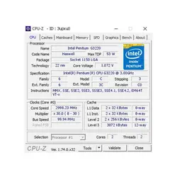پردازنده مرکزی اینتل سری Haswell مدل Pentium G3220تری