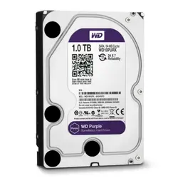 هارددیسک اینترنال وسترن دیجیتال بنفش مدل Purple WD10PURZ ظرفیت 1 ترابایت