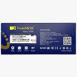 اس اس دی اینترنال تویین موس مدل NVMe M.2 2280 PCIE1 ظرفیت 256 گیگابایت
