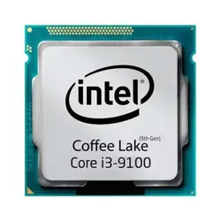 پردازنده مرکزی اینتل سری Coffee Lake مدل Core i3-9100 (بدون فن)