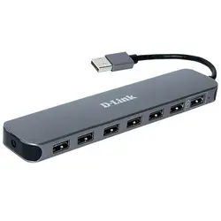 هاب 7 پورت D-Link USB 2.0 مدل DUB-H7