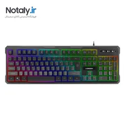 کیبورد با سیم گرین مدل GK601-RGB مخصوص گیمینگ