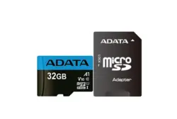 کارت حافظه‌ microSDHC ای دیتا مدل Premier ظرفیت 32 گیگابایت به همراه آداپتور SD