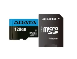 کارت حافظه microSDXC ای دیتا مدل Premier ظرفیت 128 گیگابایت به همراه آداپتور SD