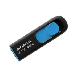 فلش مموری ای دیتا مدل DashDrive UV128 ظرفیت 128 گیگابایتADATA UV128 Black-Blue 128 GB