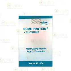 ساشه پیور پروتئین و گلوتامین کارن 10 عدد
