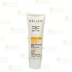 کرم ضد آفتاب رنگی SPF50 پوست خشک و نرمال اریکه 50 میلی لیتر