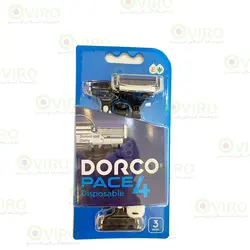 تیغ اصلاح مردانه مدل 4 لبه دورکو - خودتراش با تیغه های تیز