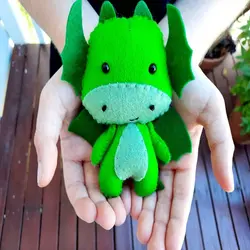 عروسک نمدی خانواده اژدها - فروشگاه اینترنتی پابزی