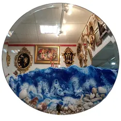 آینه دیواری رزین طرح ساحل