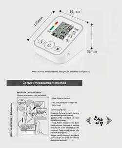 فشارسنج دیجیتال بازویی سخنگو جیزکی مدل ZK-B869YA