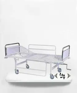 تخت یک شکن بیمارستانی