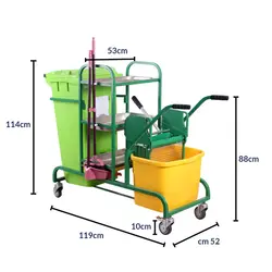 ترالی نظافت بیمارستانی مدل 2000