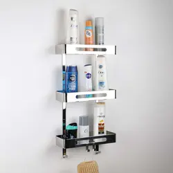 قفسه کنج حمام مدل استیل TR3