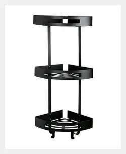 قفسه کنج حمام استیل مشکی K100