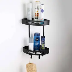 قفسه کنج حمام استیل K50