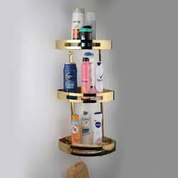 قفسه کنج حمام استیل K100