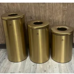 سطل 30 لیتری استیل طلایی
