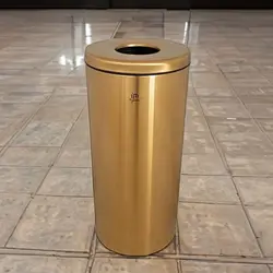 سطل 30 لیتری استیل طلایی