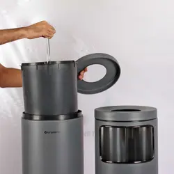 سطل اداری براسیانا ۲۰ لیتری طوسی