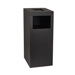 سطل زباله جاسیگاری چهارگوش مشکی