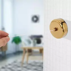 بند رخت استیل هتلی - طلایی