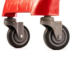 چرخ فروشگاهی پلی کربنات160لیتری