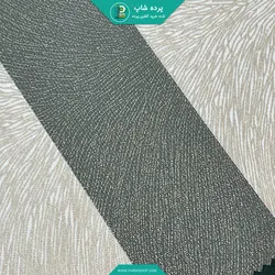 پرده زبرا تمام زمینه طرحدار رنگ طوسی روشن - پرده شاپ